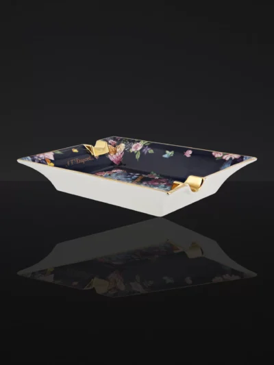 Skull flowers large ashtray 006410 sami saati