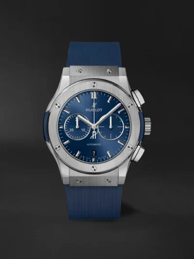 Classic Fusion Chronograph Titanium Blue