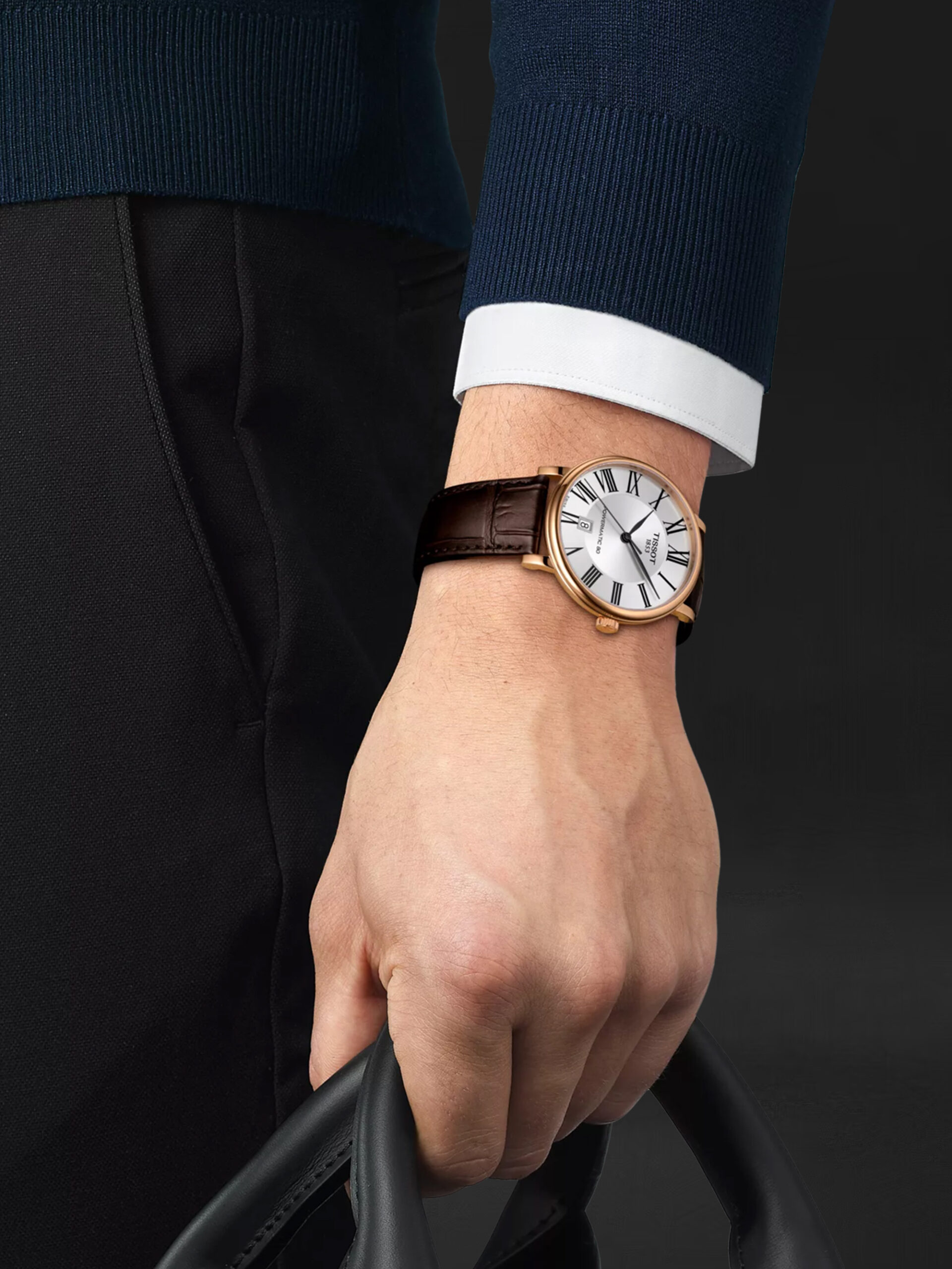 Tissot carson premium powermatic 80 t122.407.36.033.00 images