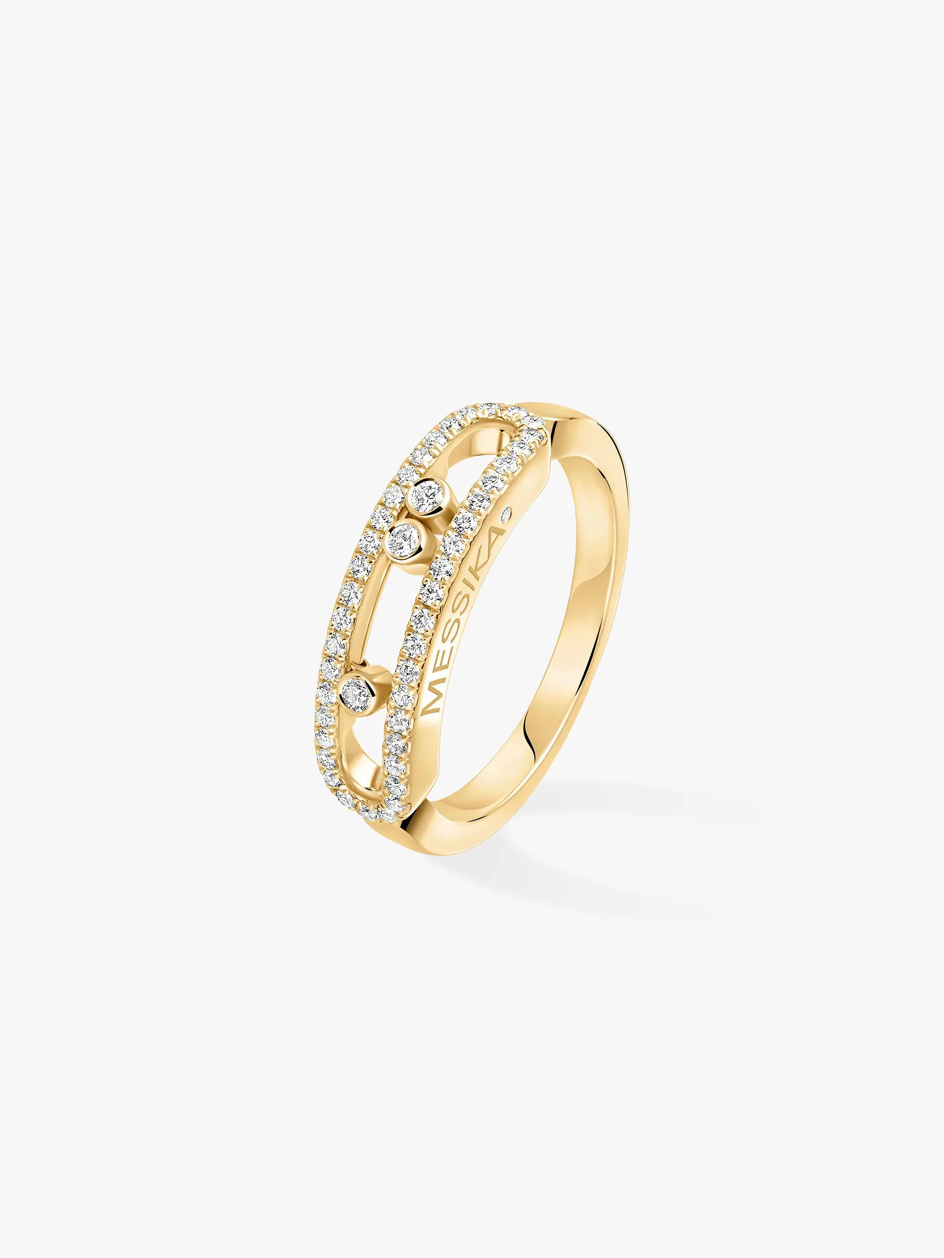 Messika packshot bague baby move classique pav e vue 1 04683 yg