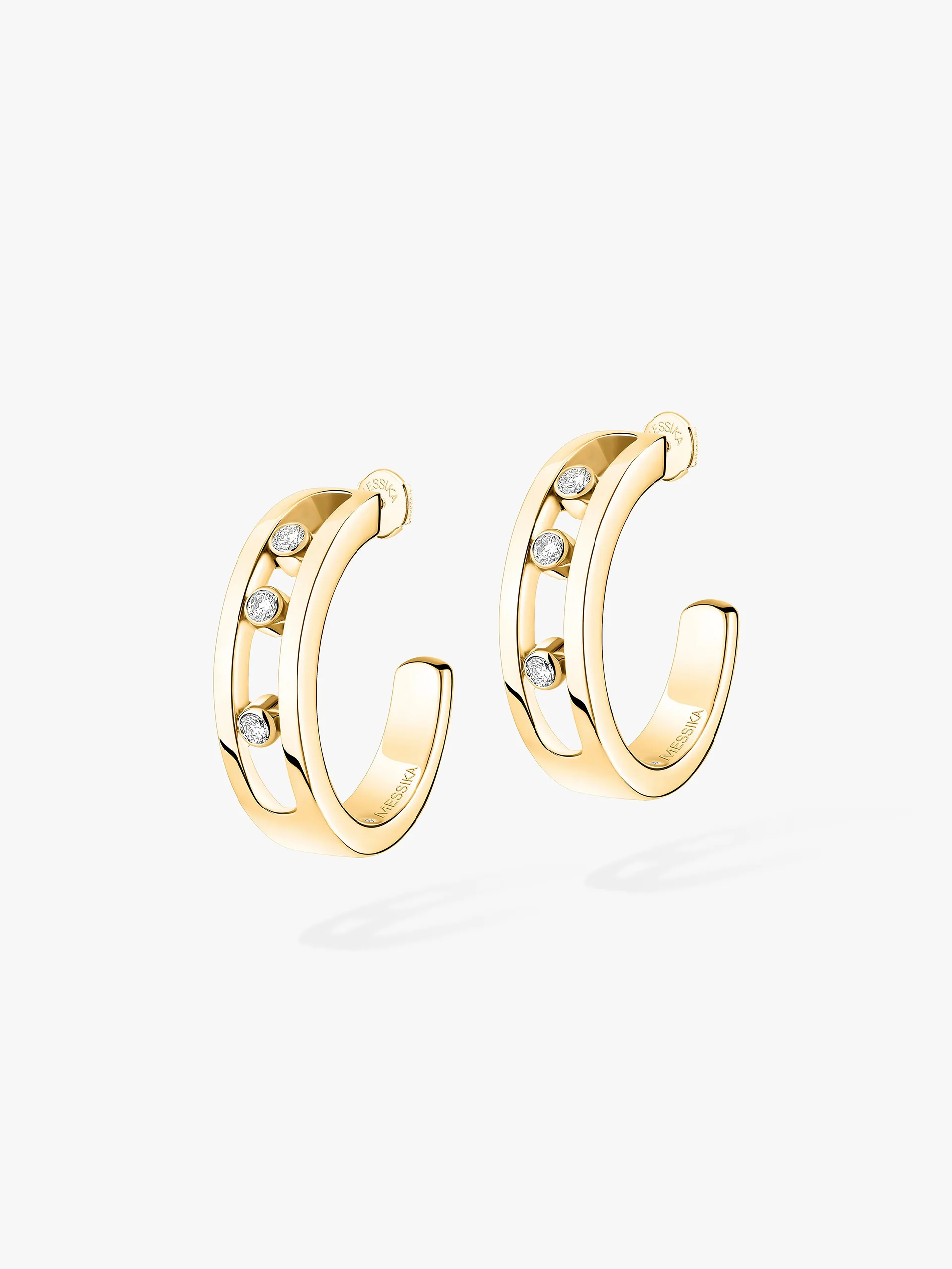 Messika packshot boucles d oreilles cr oles move classique vue 1 04407 yg