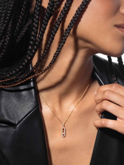 Messika paris collier move uno gm pav 12058 y